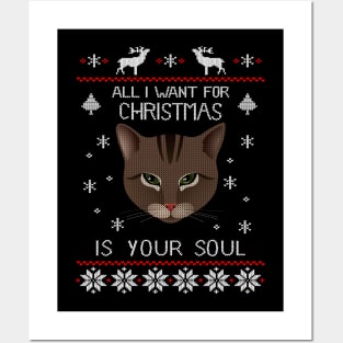 All I Want For Christmas Is Your Soul Posters and Art